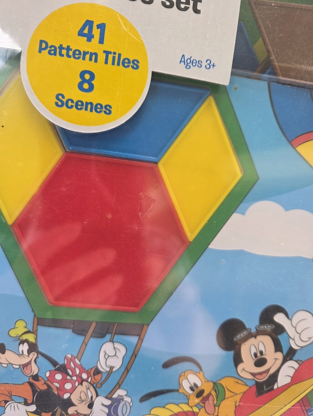 Disney Melissa & Doug Mickey Mouse Pattern Tile Set - Picture 3 of 3